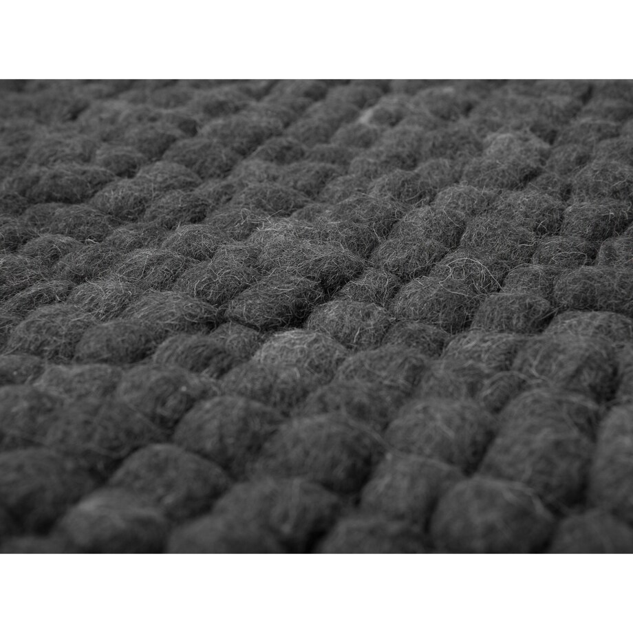 Dywan z filcowych kulek 160 x 230 cm ciemnoszary AMDO