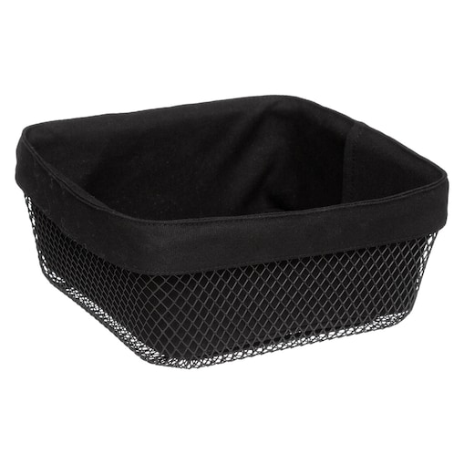 Nowoczesny koszyk na pieczywo MAYAJ, 25,5 x 25,5 x 11,5 cm