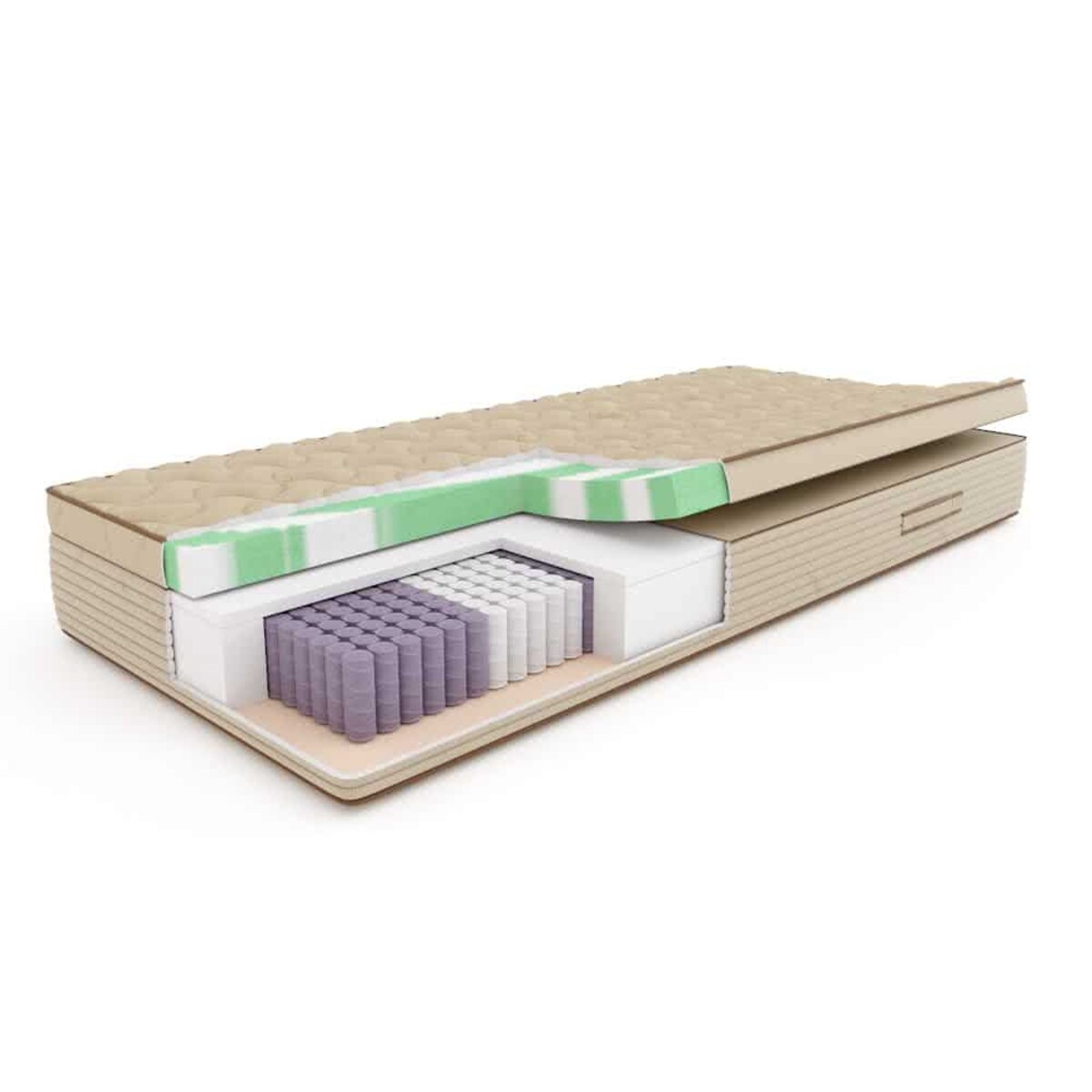 Materac Natura Hybrid Plus, 100 x 200 cm, SleepMed