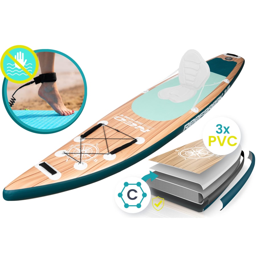 Deska SUP do pływania pompowana Paddle Reefbreak 350cm Neo-Sport