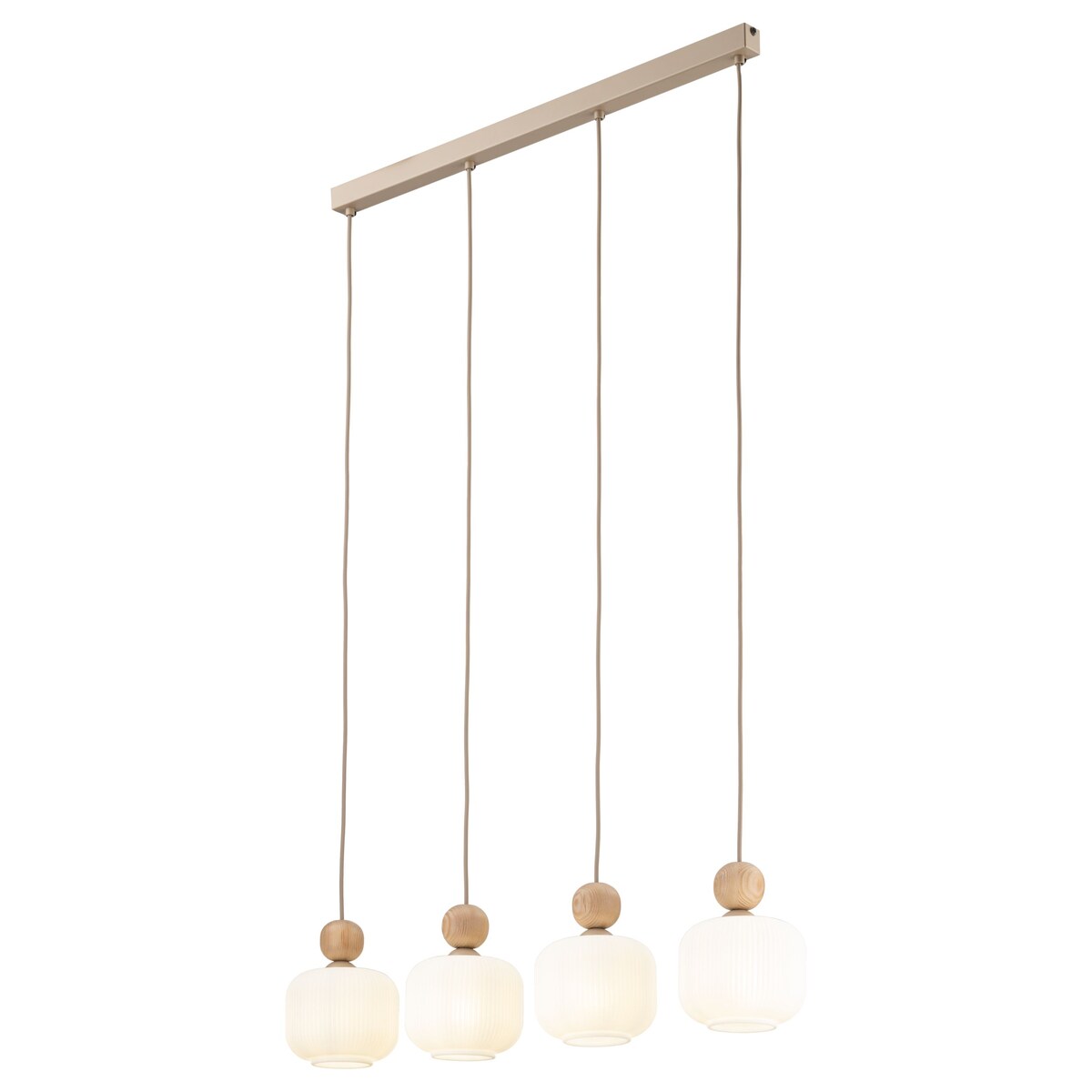 Lampa wisząca BALLO 11051 TK Lighting 4xE14 szklane klosze Sabia/biel 80 cm regulowana wysokość