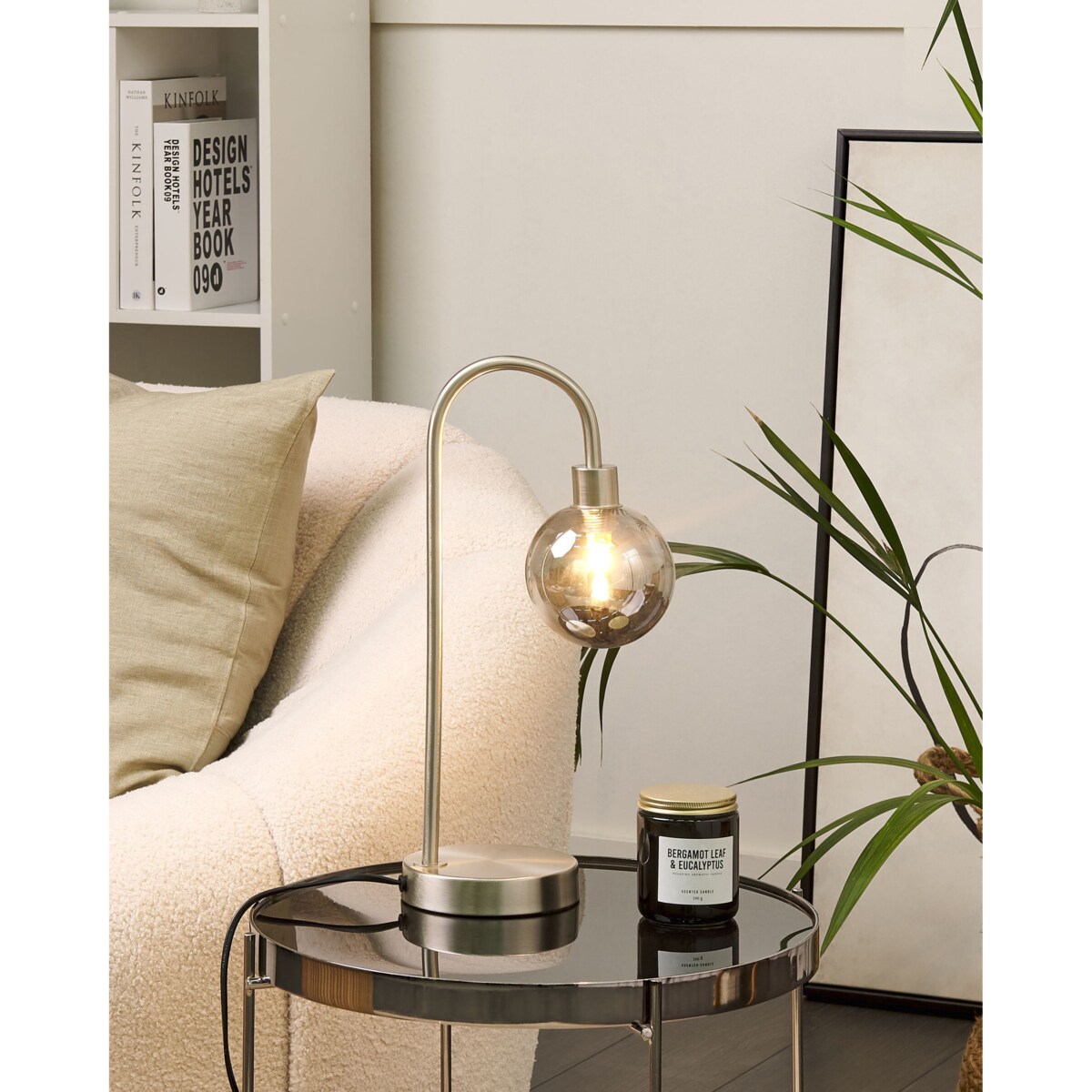 Lampa stołowa RAMIS Metal Srebrny