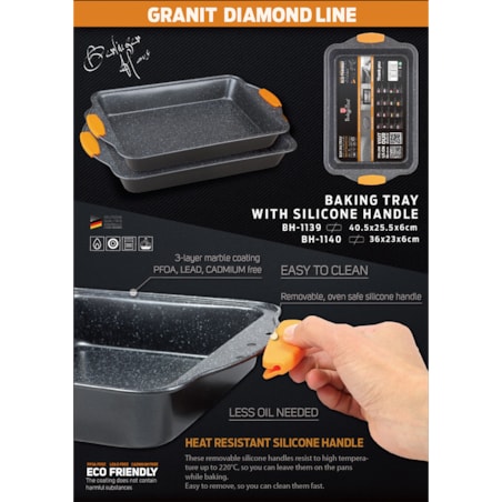 Forma do pieczenia ciasta 40cm BERLINGER HAUS Granit Diamond