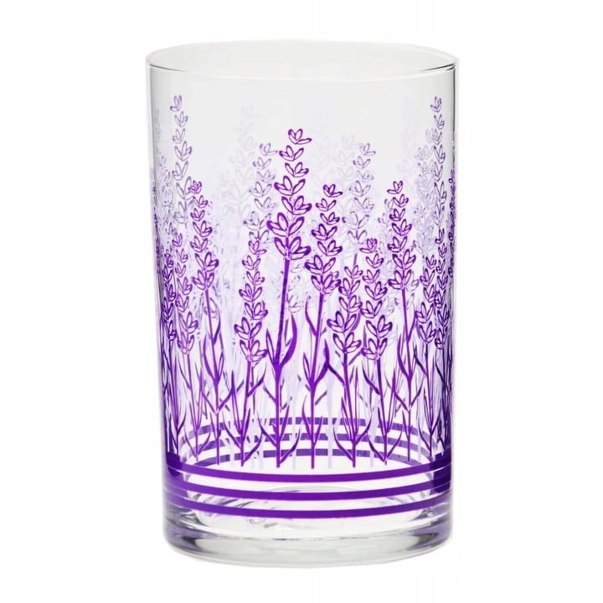 Szklanki do herbaty z lawendą KROSNO 6szt 250ml