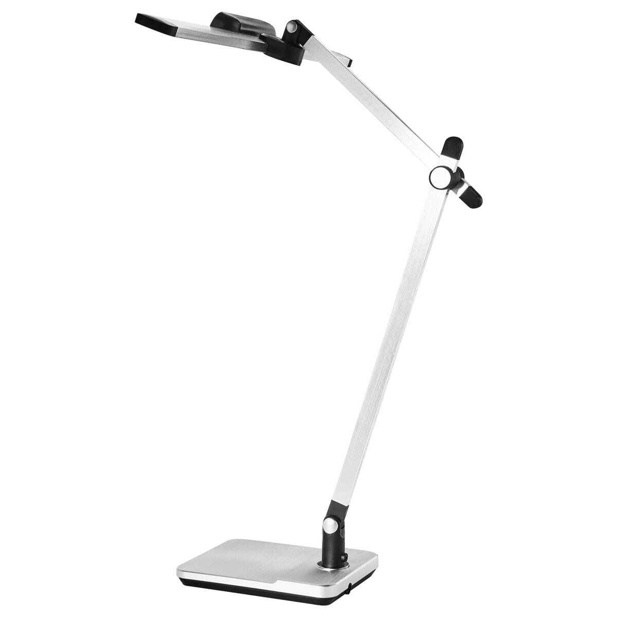 Lampa biurkowa LED SERPENS Ze ściemniaczem Srebrny