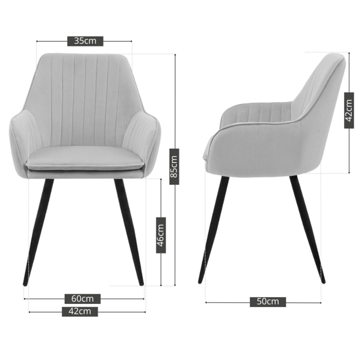 Krzesło tapicerowane do salonu jadalni welurowe pikowane