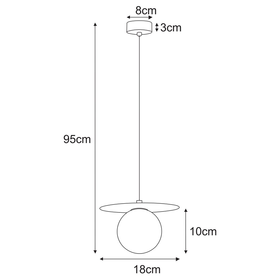 Lampa wisząca K-5450 z serii ROBIN
