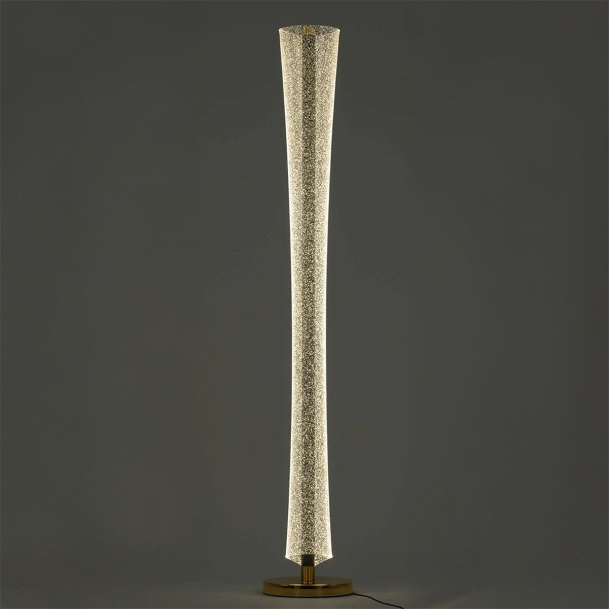 Lampa Podłogowa Lhj073-F Led Czarny, Złoty, Aluminium