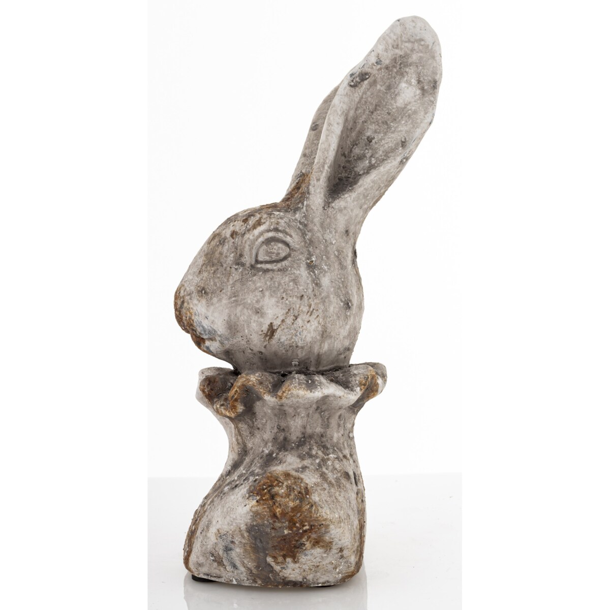 Figurka - popiersie królika 27,5x15x12 cm TORACE - V szary mały