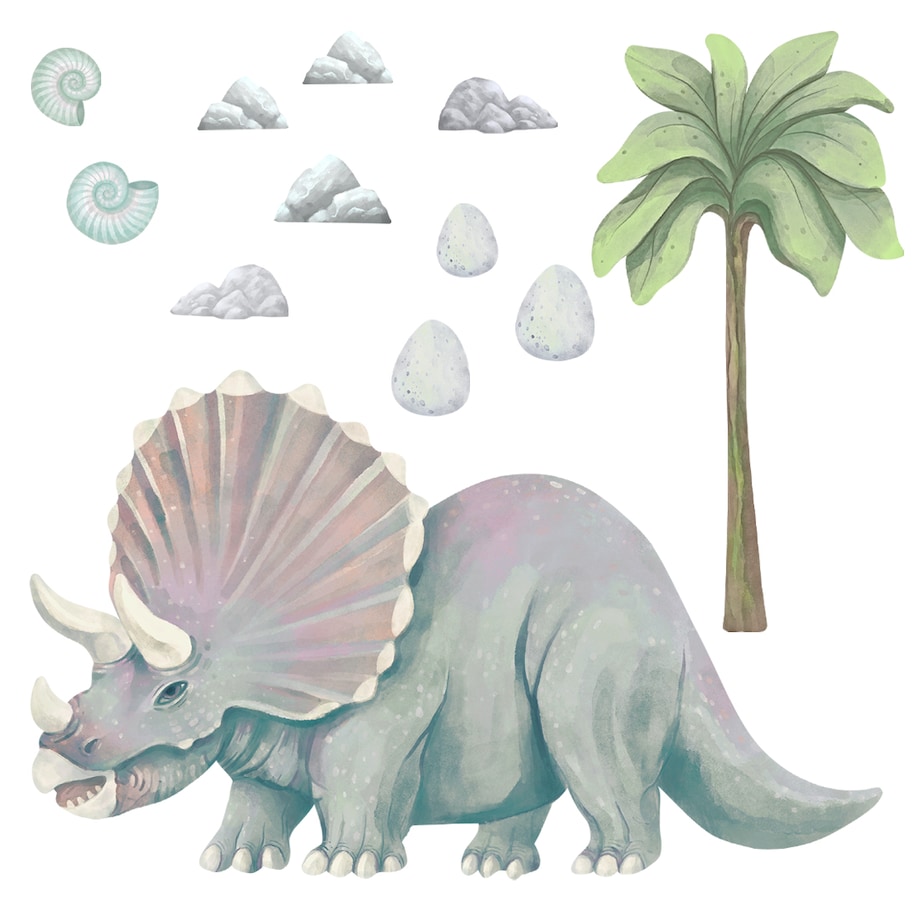 Naklejka Dinozaur Triceratops XXL