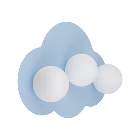 Tk Lighting Kinkiet Cloud New 3Xg9 Niebieski Nowoczesne Oświetlenie