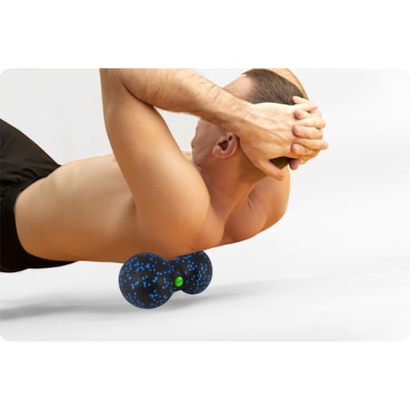 Piłka podwójna do masażu ćwiczeń rolowania Neo-Sport
