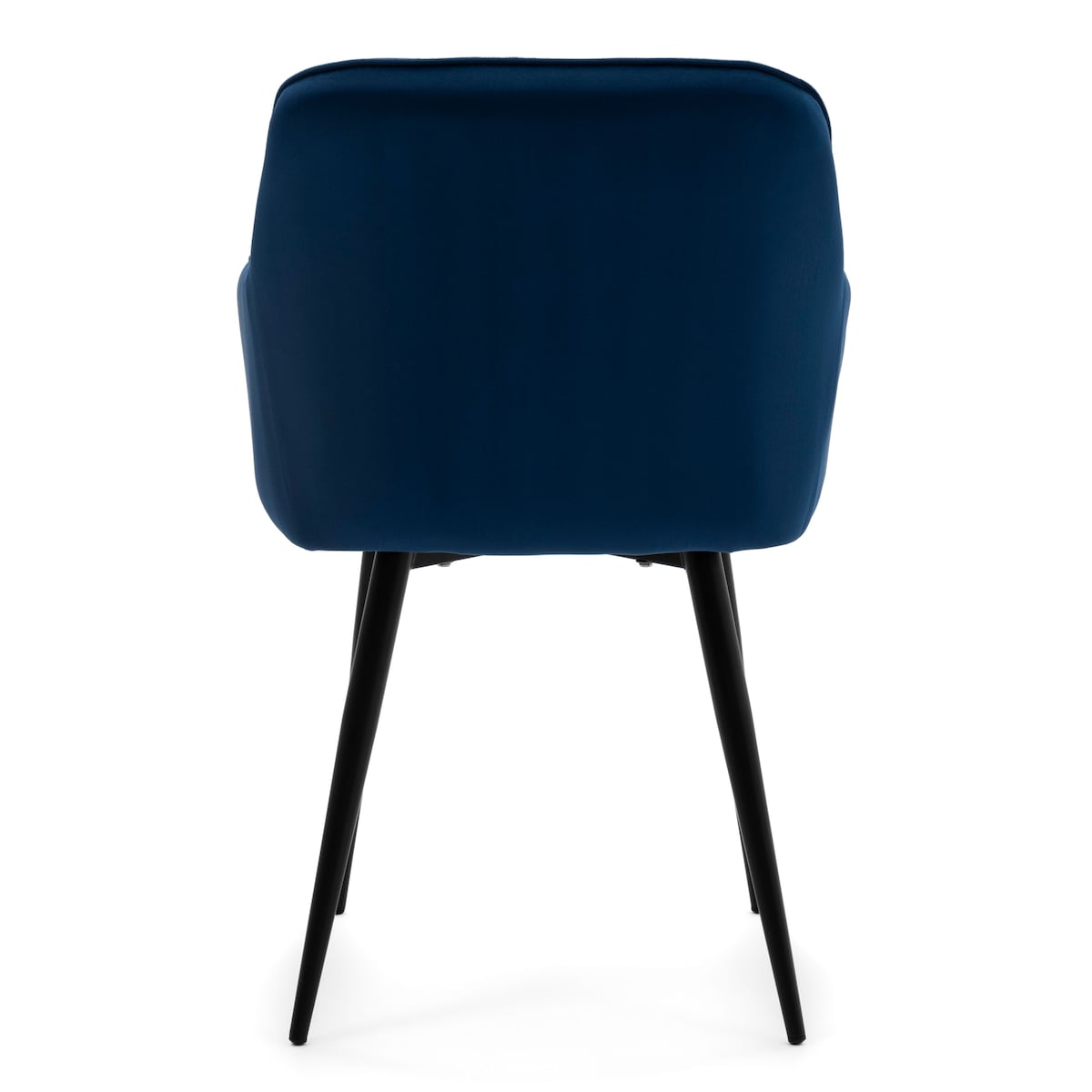 Krzesło tapicerowane welurowe LAGO velvet aksamit granatowe