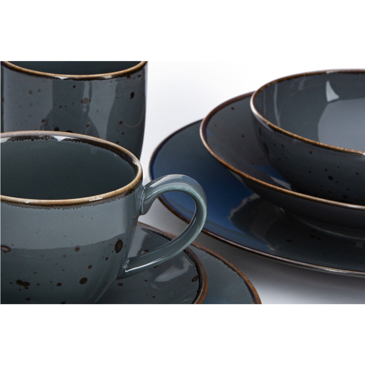 Konsimo ALUMINA Serwis obiadowy 6os. (18el.)