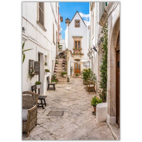 plakat locorotondo apulia 50x70