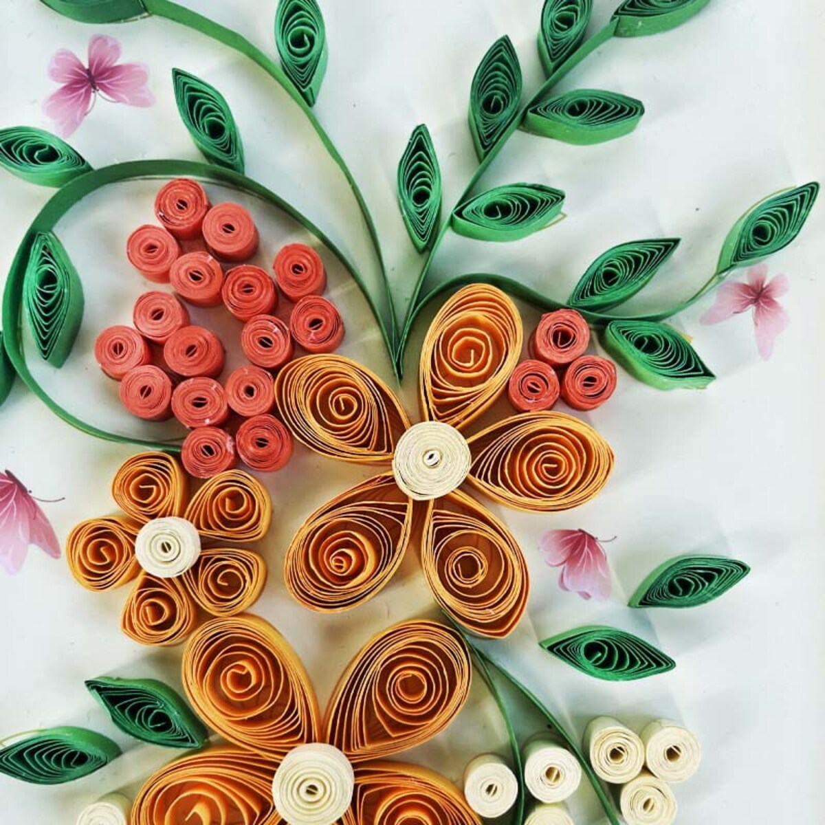 Zestaw do QUILLINGU Paski - Złota jesień