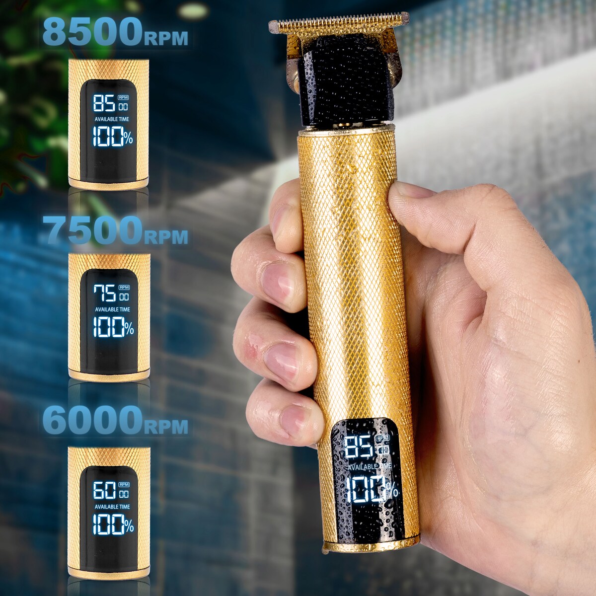 Maszynka do strzyżenia włosów brody Berdsen BD-260 złota