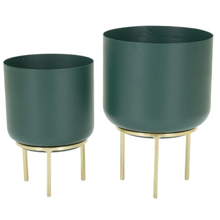 Osłonka na doniczkę 2 szt. BACARI 20x29 cm I 16x24 cm