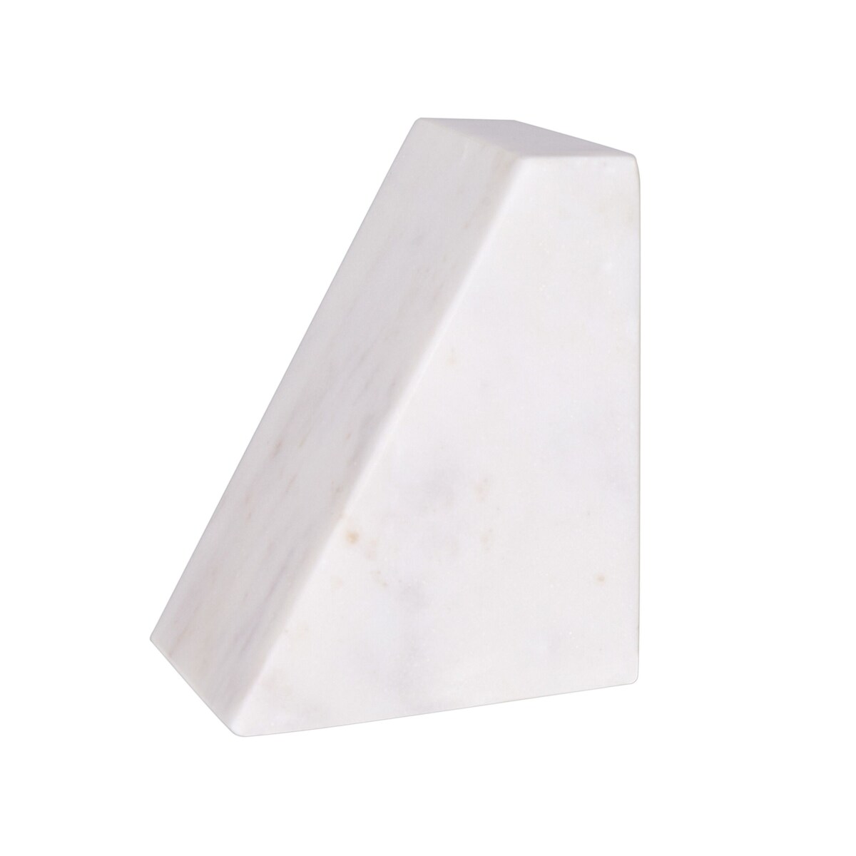 Zestaw 2 marmurowych podpórek do książek biały KROKOS