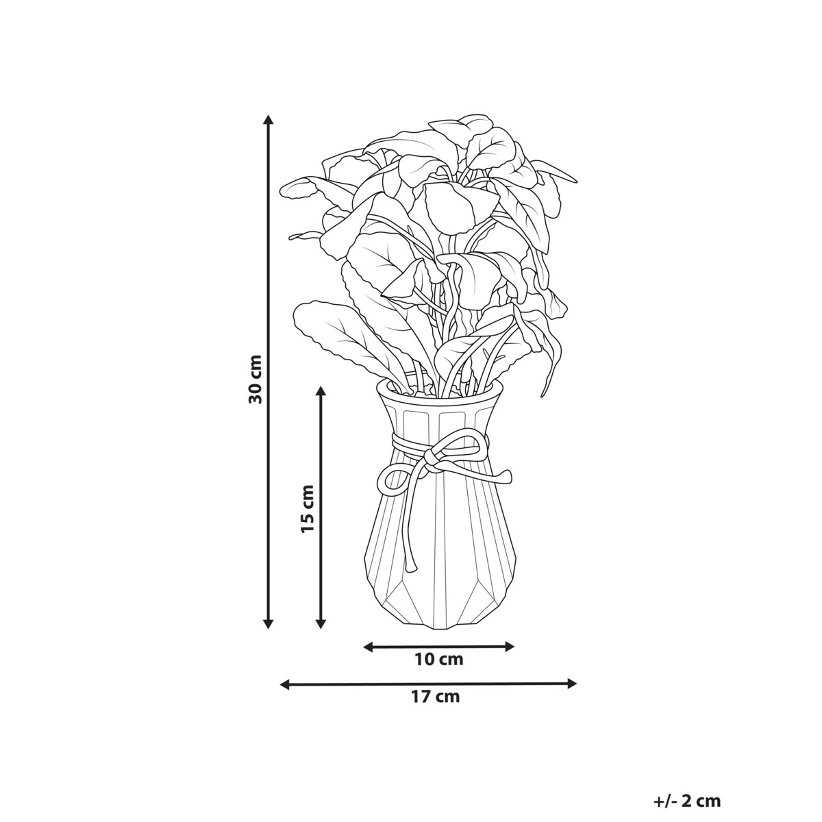 Sztuczna roślina KADIMA Zielony