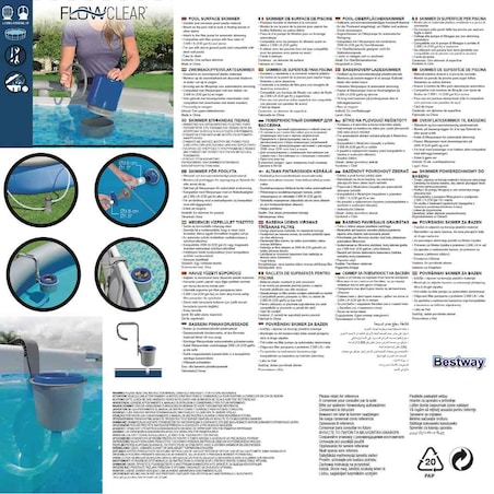 Bestway Flowclear Skimmer powierzchniowy do basenu, 58233