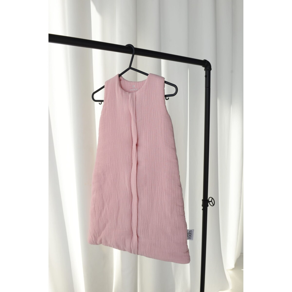 Śpiworek muślinowy do spania - boho róż S (2.5 TOG)