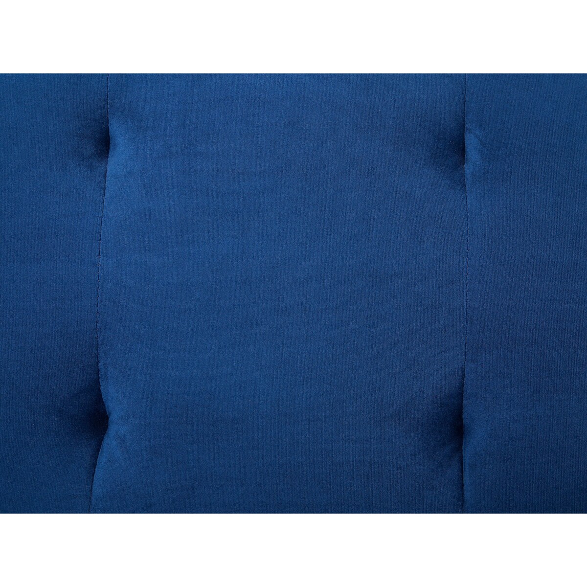 Sofa rozkładana welurowa ciemnoniebieska SELNES