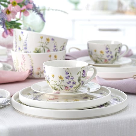 VILLA ITALIA Filiżanka do herbaty porcelanowa 280 ml VIOLA