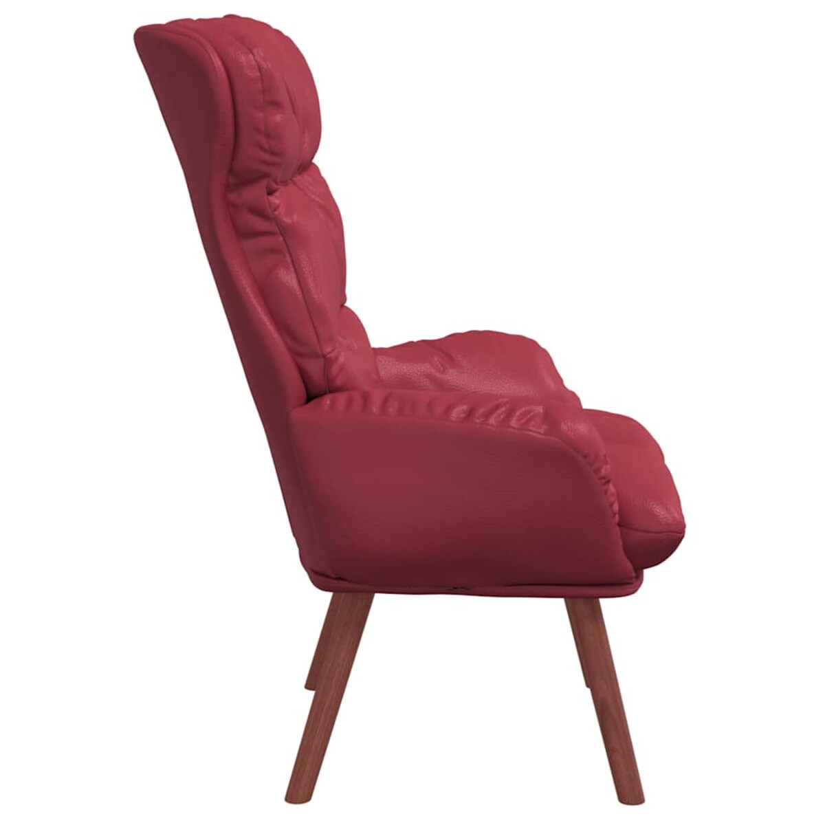 vidaXL Fotel relaksacyjny czerwone wino 69 x 74 x 93 cm