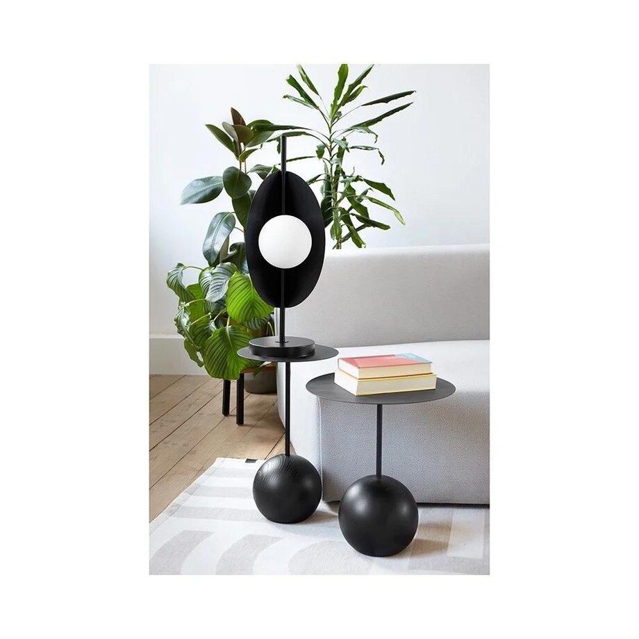 SALLO ST czarna lampa stołowa