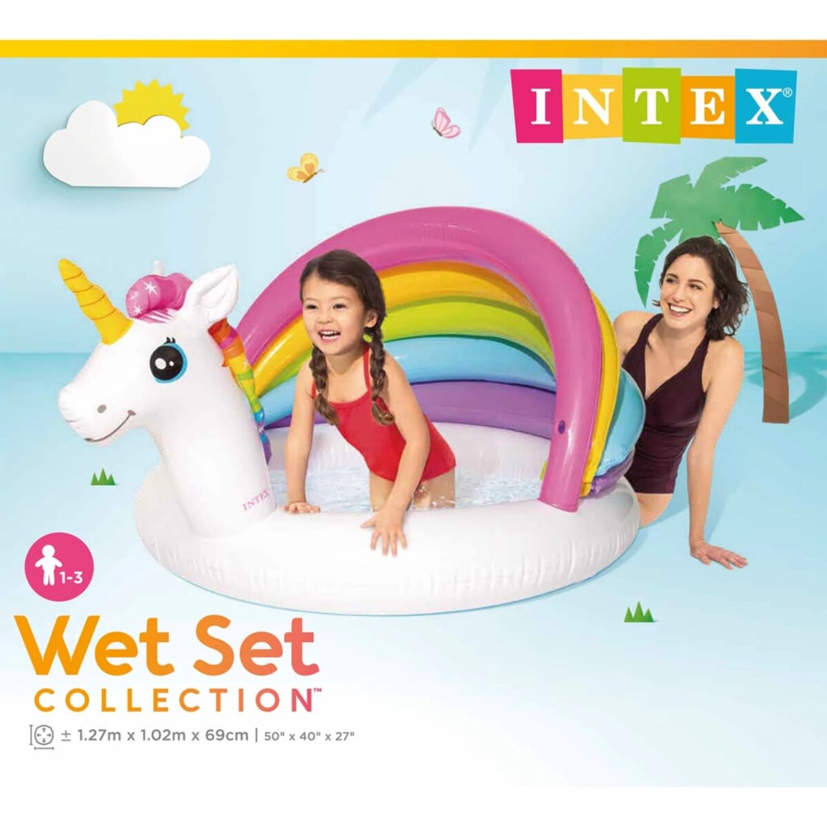Basen dmuchany dla dzieci UNICORN, INTEX