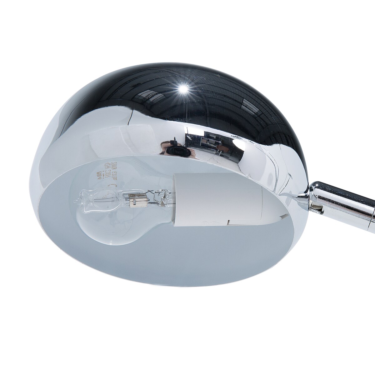 Lampa podłogowa FLINDERS Regulowana Metal Srebrny