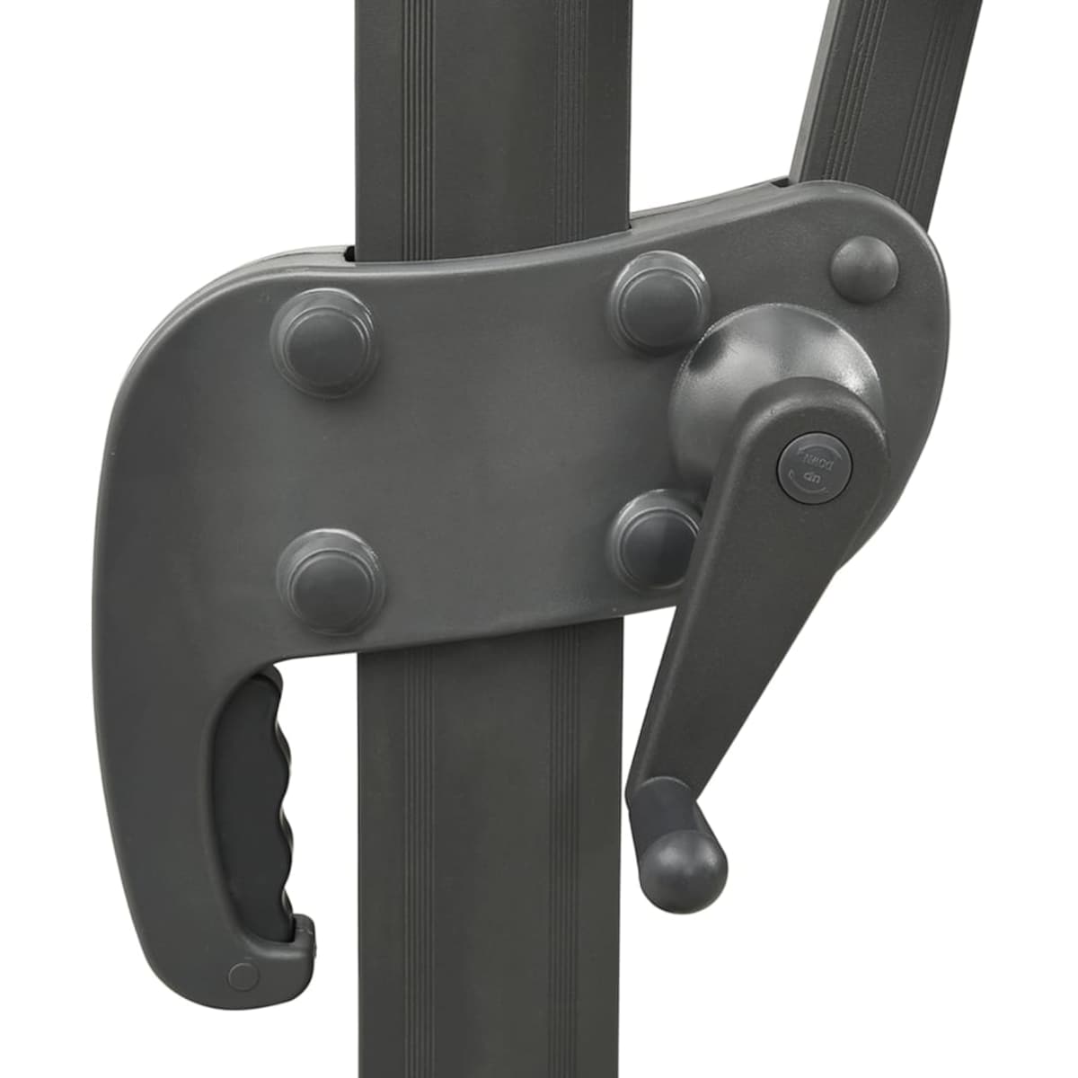 vidaXL Parasol wiszący z podwójną czaszą, 300x300 cm, piaskowy