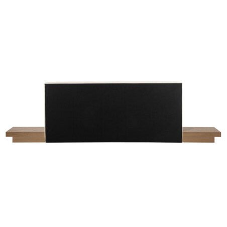 Łóżko wodne ze stolikami nocnymi 160 x 200 cm jasne drewno ZEN