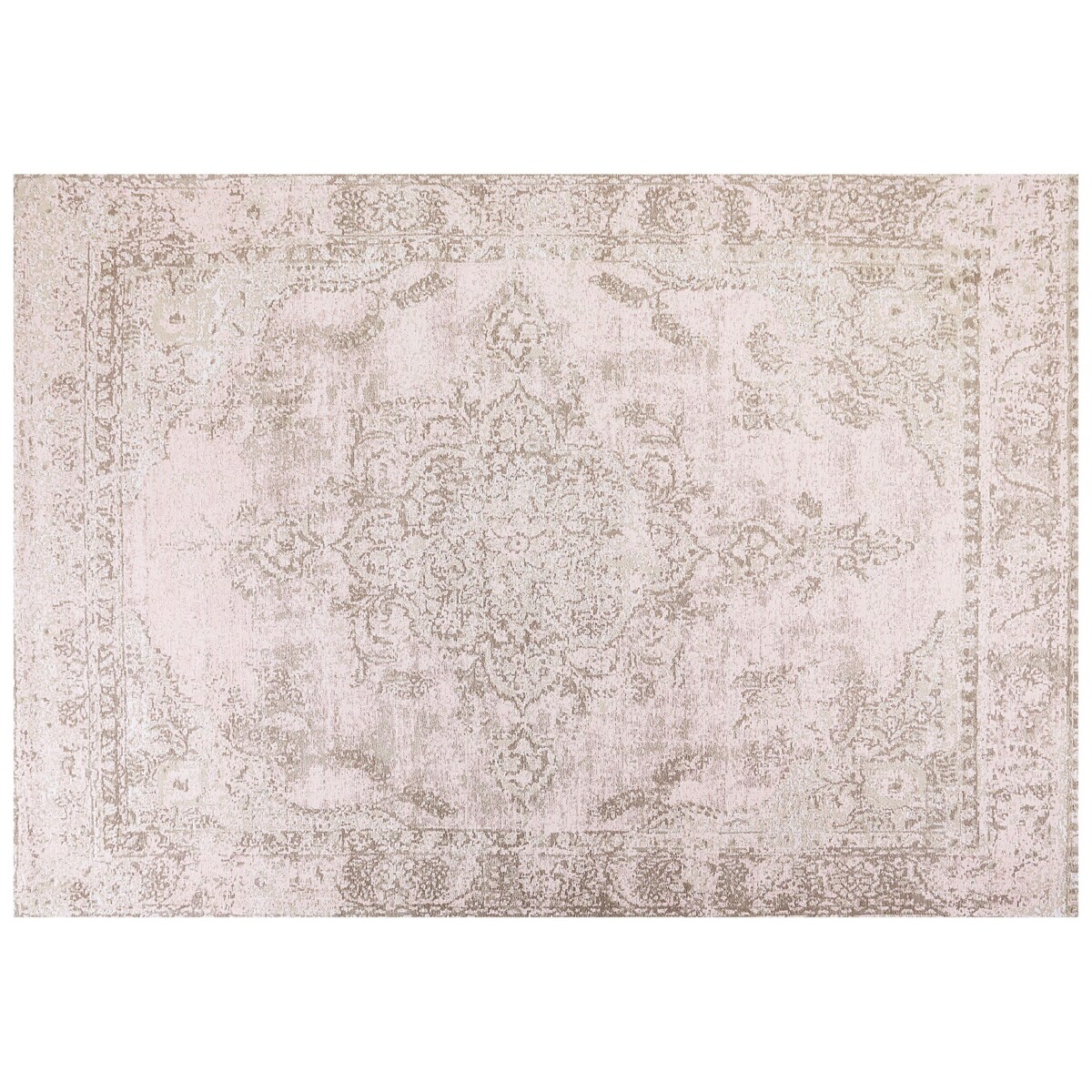 Dywan bawełniany 160 x 230 cm różowy MATARIM