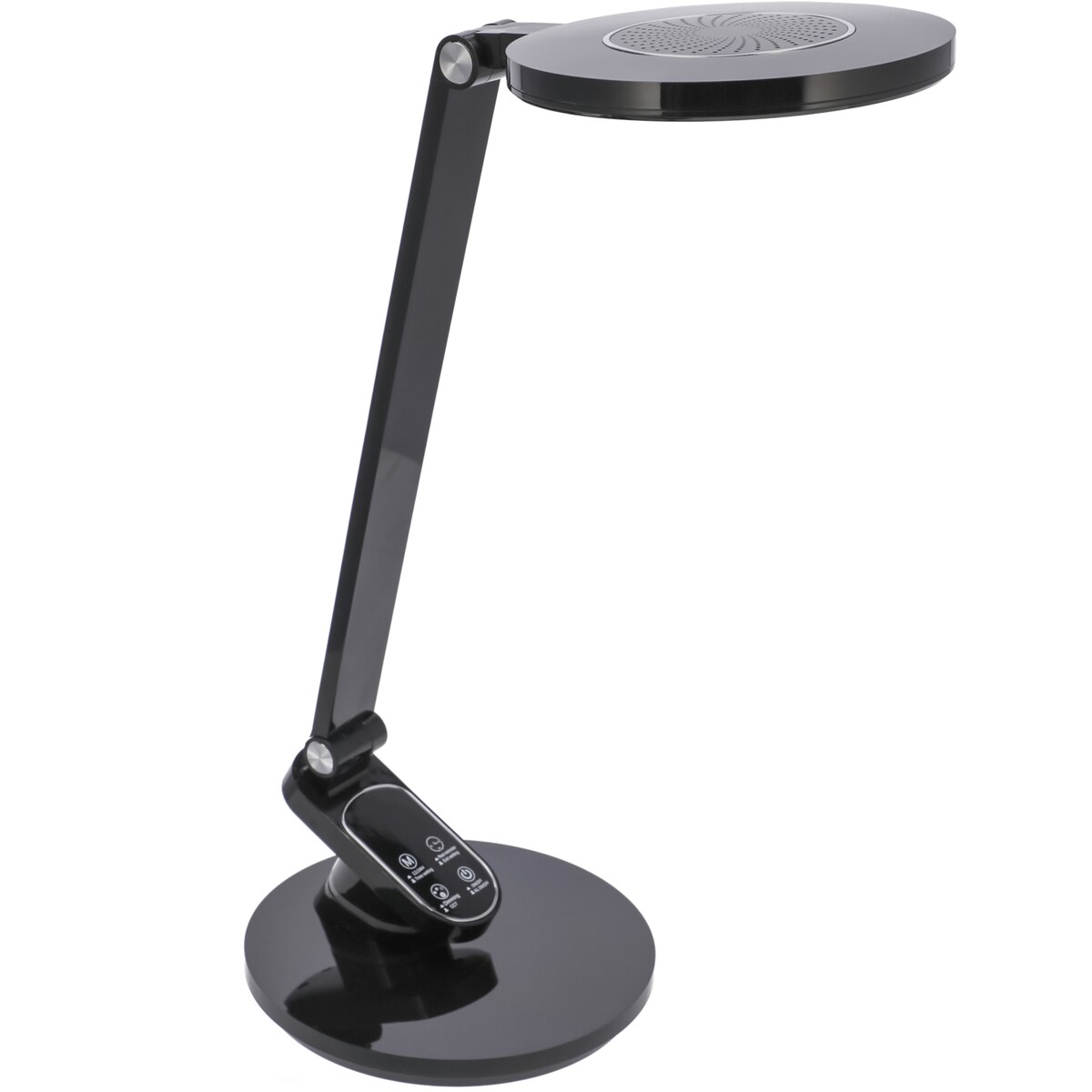 Lampka Biurkowa Szkolna Na Biurko Stołowa Led Trzy Barwy Do Pracy Z Zegarem