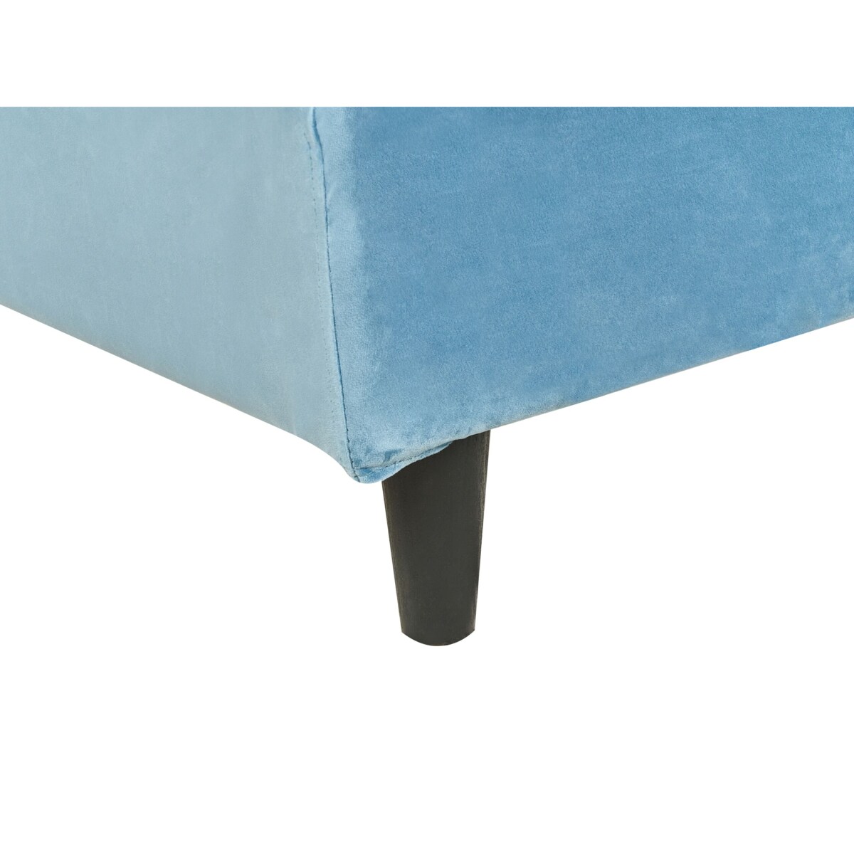 Wymienne obicie do łóżka 90 x 200 cm błękitne FITOU