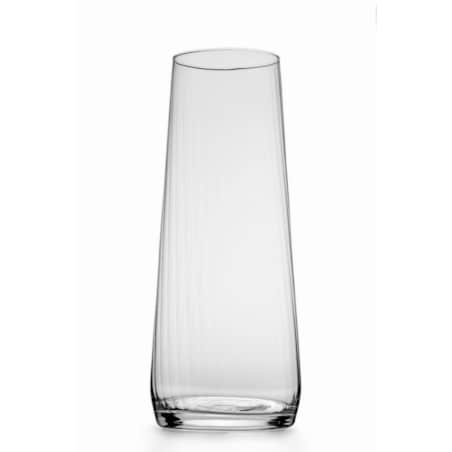 Szklany Flakon Wazon na Kwiaty Pure Krosno 24 cm Wysoki do Salonu na Stół