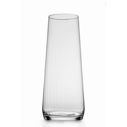 Szklany Flakon Wazon na Kwiaty Pure Krosno 24 cm Wysoki do Salonu na Stół