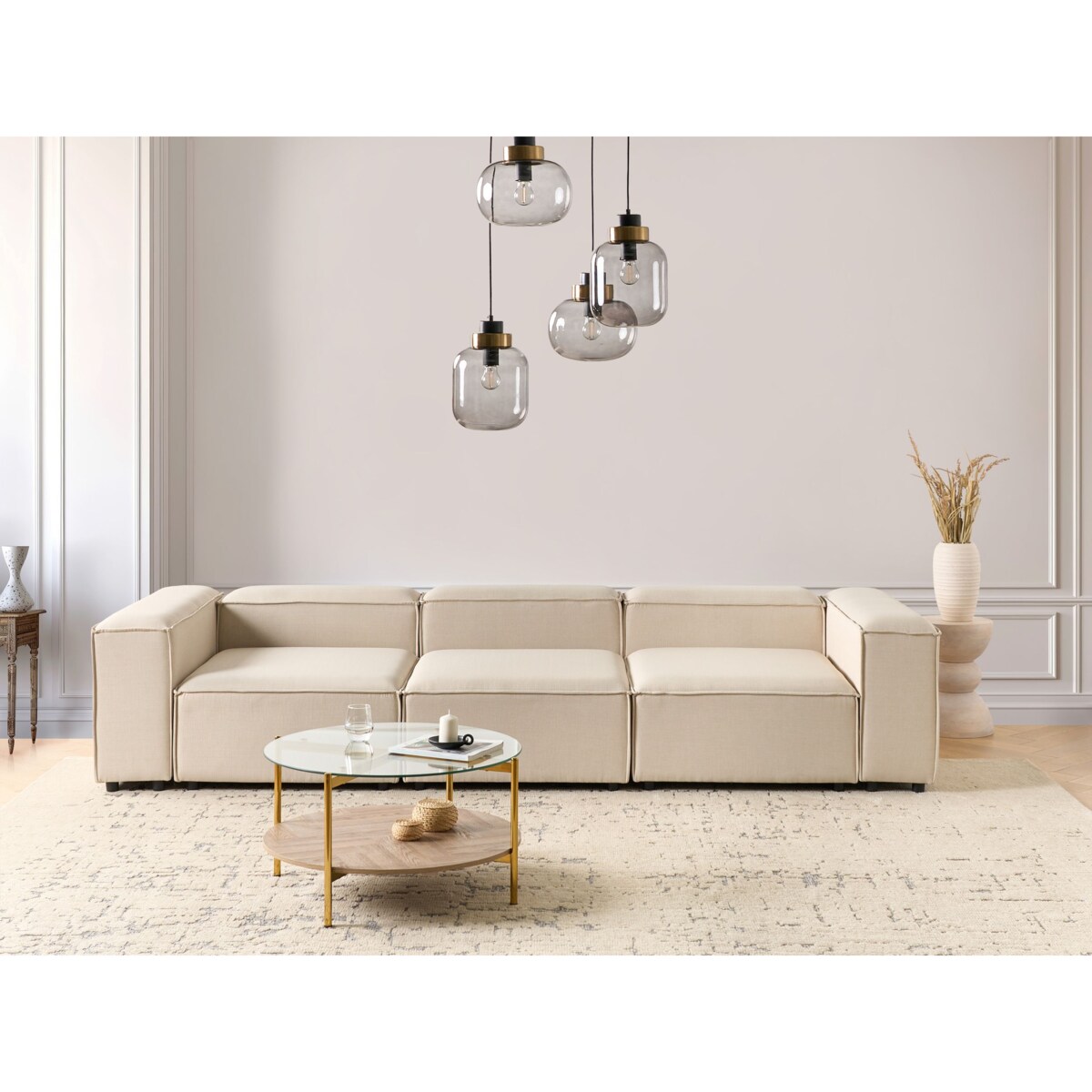 ARDAL dla 3 osób Sofa modułowa Beżowy