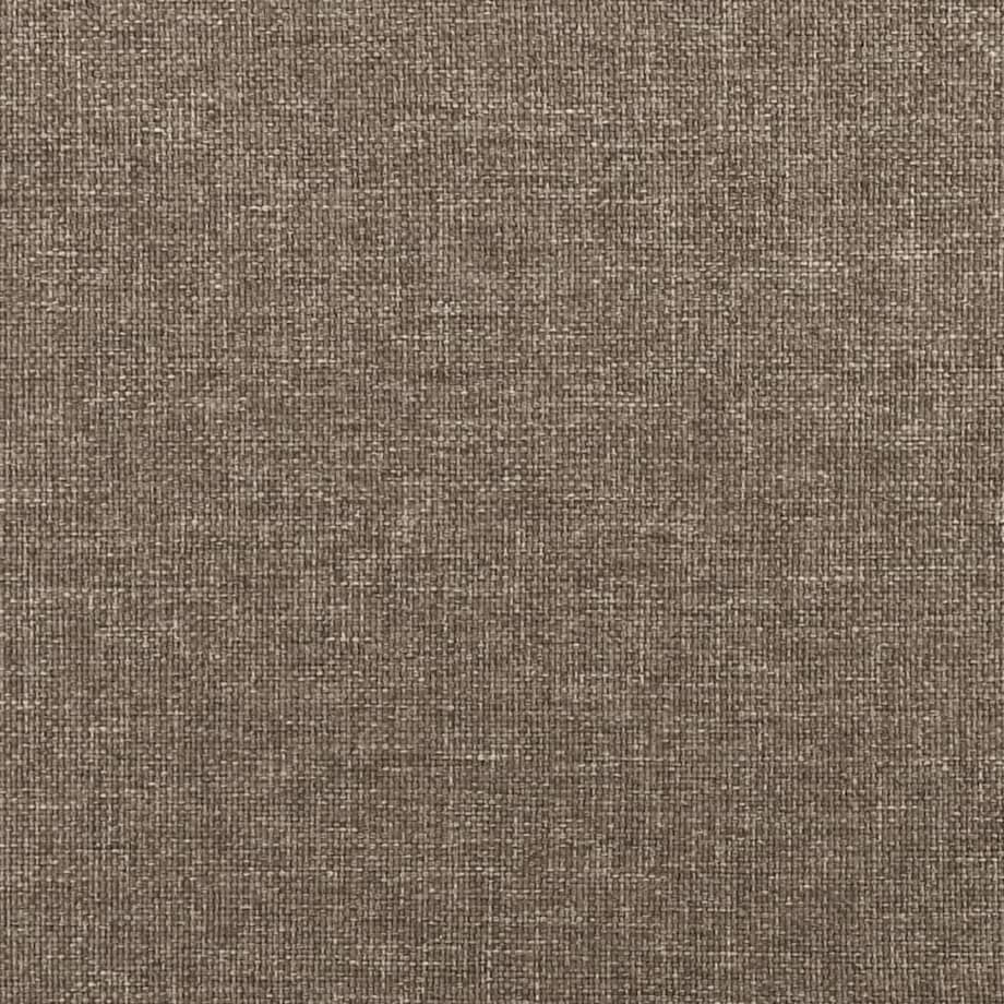 vidaXL Zagłówek uszak, taupe, 83x23x118/128 cm, tkanina