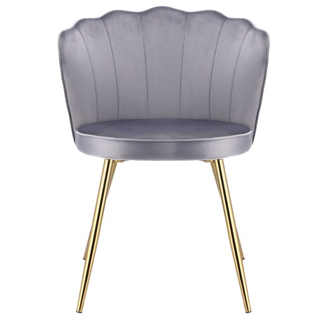 KRZESŁO Fiore szare