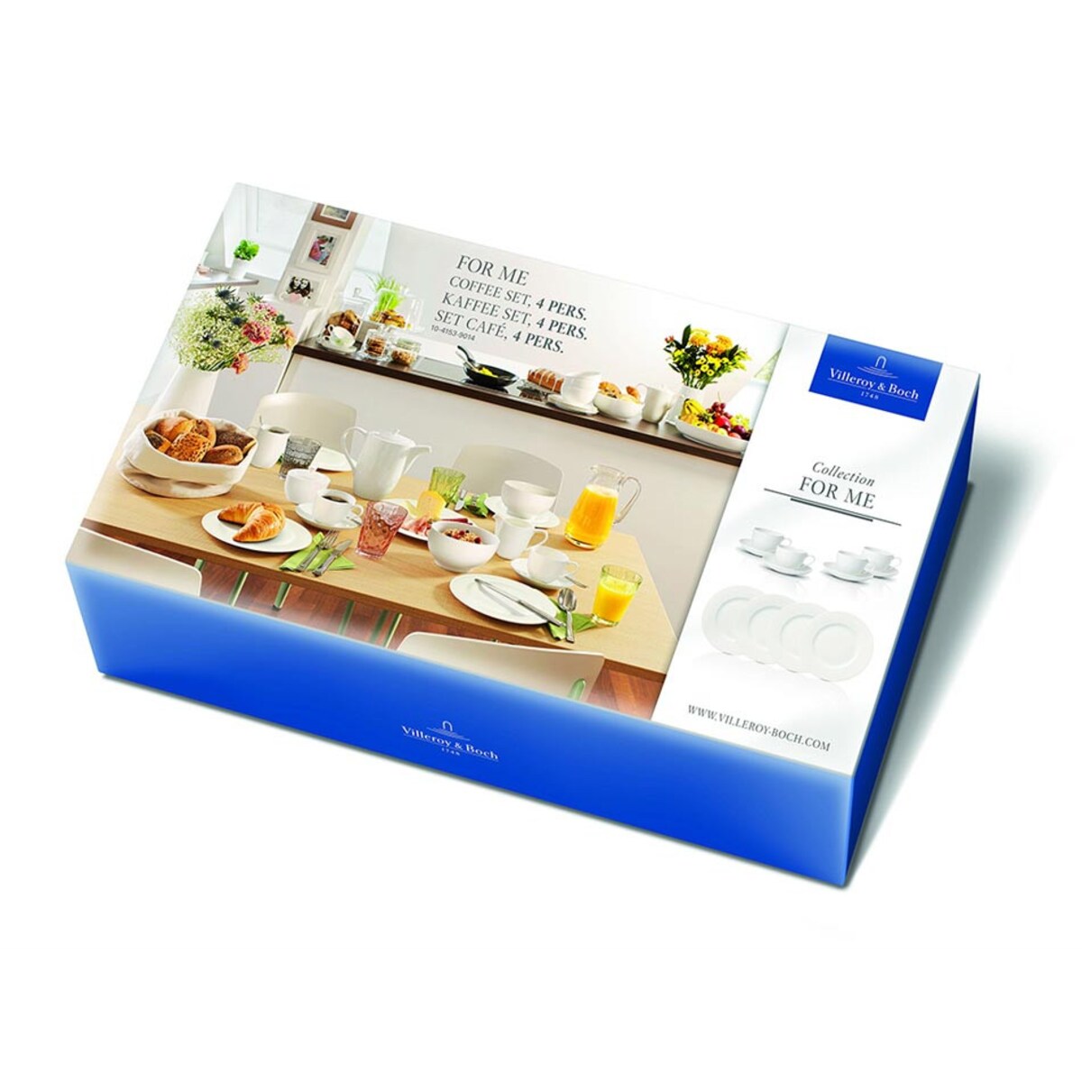 Zestaw kawowy dla 4 osób For Me, Villeroy & Boch