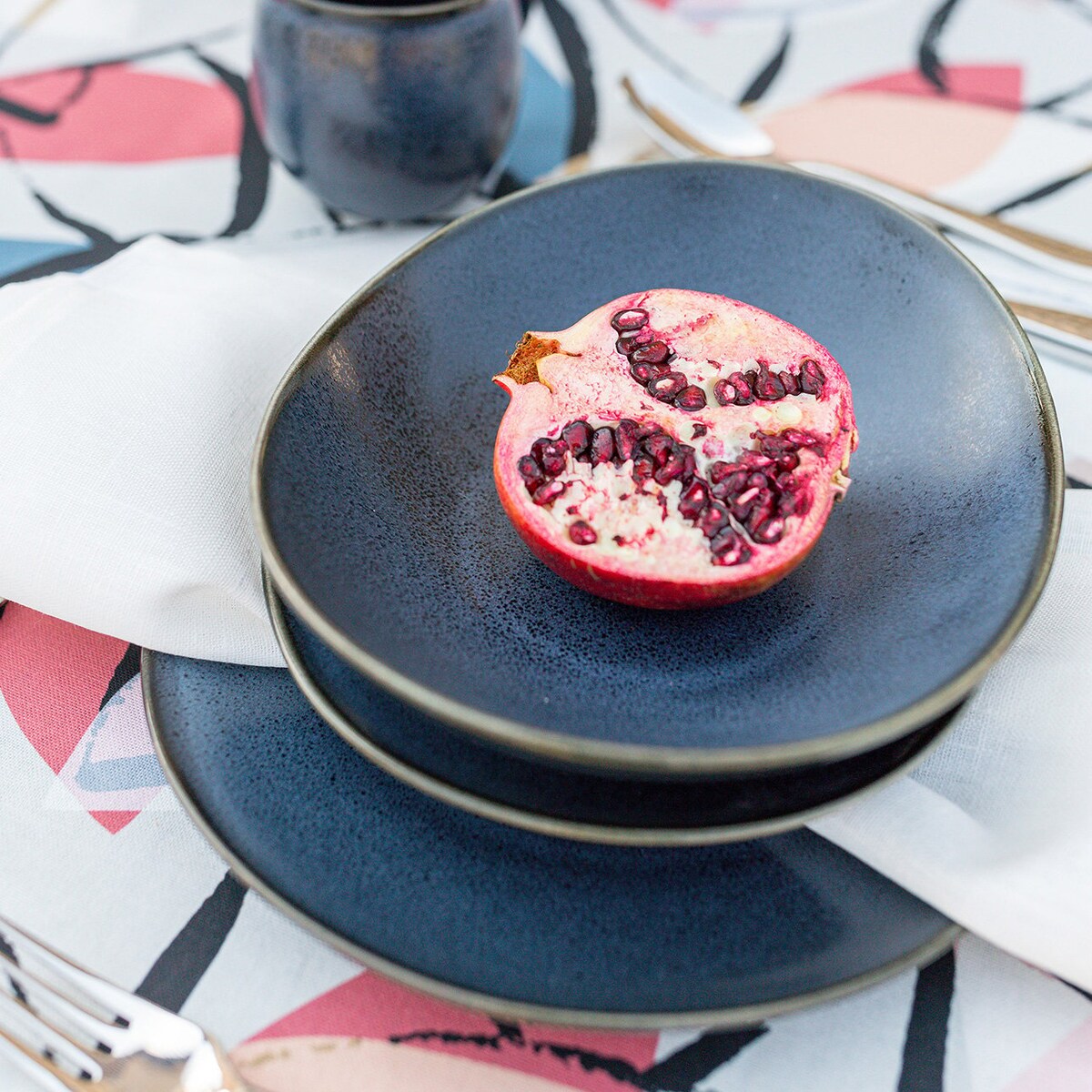 Talerz głęboki Della, 22,5 x 19 x 4,8-6 cm