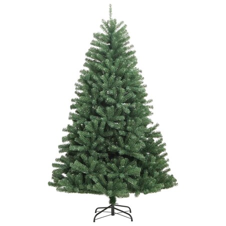 vidaXL Sztuczna choinka zawiasowa ze stojakiem, zielona, 150 cm