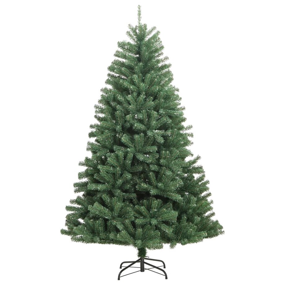 vidaXL Sztuczna choinka zawiasowa ze stojakiem, zielona, 150 cm