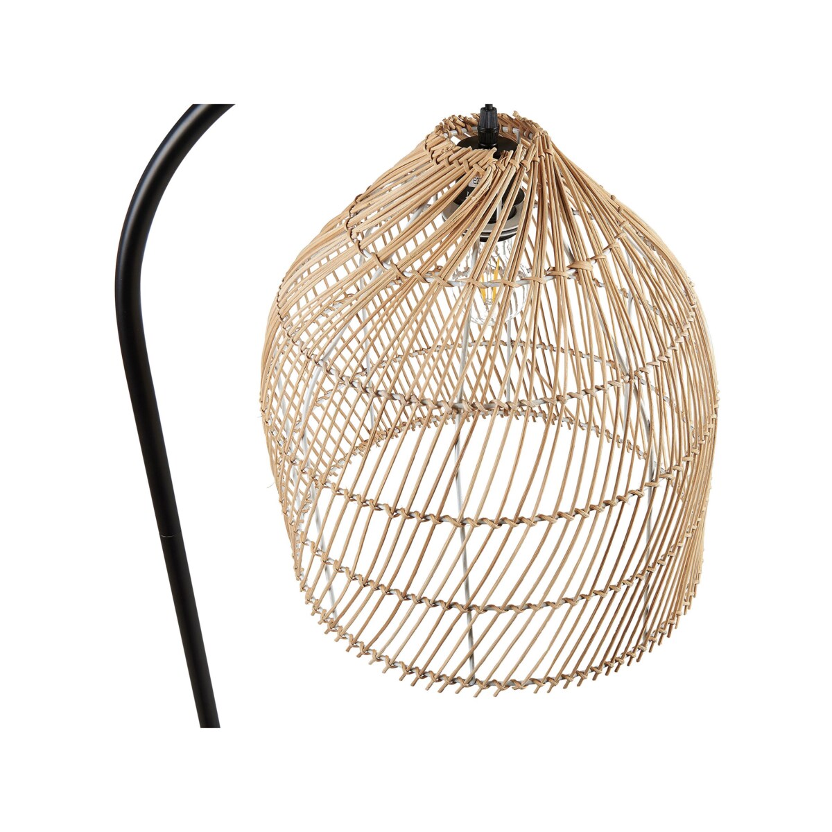 Lampa podłogowa rattanowa naturalna BERNICA