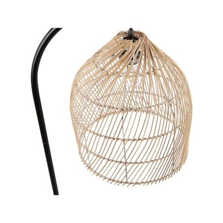 Lampa podłogowa rattanowa naturalna BERNICA