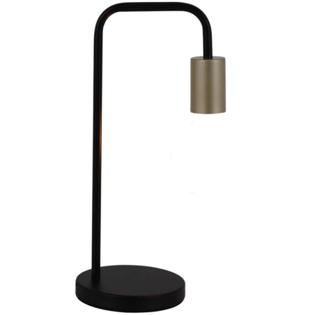 Stojąca LAMPKA biurkowa MODO 3168222 Nave metalowa LAMPA stołowa loftowa czarna