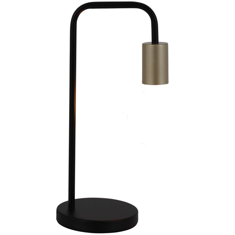 Stojąca LAMPKA biurkowa MODO 3168222 Nave metalowa LAMPA stołowa loftowa czarna